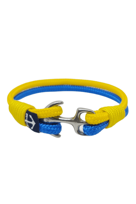 Ukraine Flag Nautical Bracelet-0